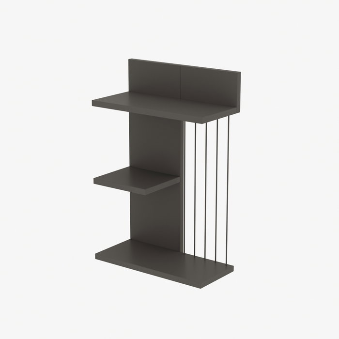 Hanah Home Kinik - Estantería de pared Antracita Hanah Home Kinik - Estantería de pared Antracita